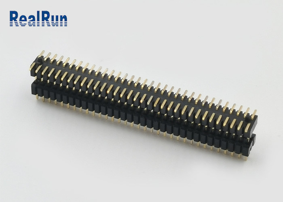 Maschio 2X33p dell'istantaneo 1.0mm Pin Header Connector SMT dell'oro di PA6T con la plastica doppia di strato della posta