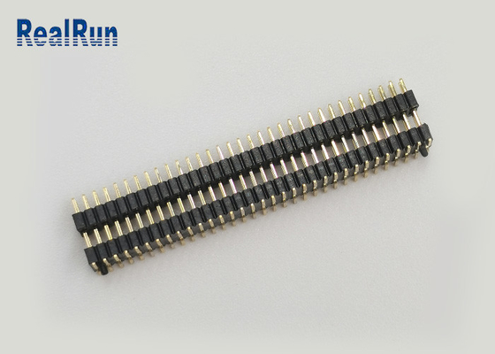 Maschio 2X33p dell'istantaneo 1.0mm Pin Header Connector SMT dell'oro di PA6T con la plastica doppia di strato della posta