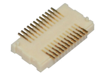 connettore dell'intestazione del PWB di CC 500V di Pin del connettore 24 del passo PA6T BTB di 0.5A 0.5mm