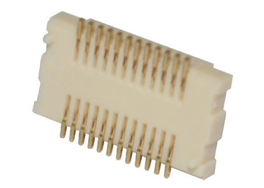 connettore dell'intestazione del PWB di CC 500V di Pin del connettore 24 del passo PA6T BTB di 0.5A 0.5mm