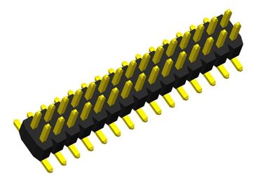 Tipo connettore di Pin del PWB 1.0mm di SMT di 2 di fila di Pin dell'intestazione plastiche del connettore singolo