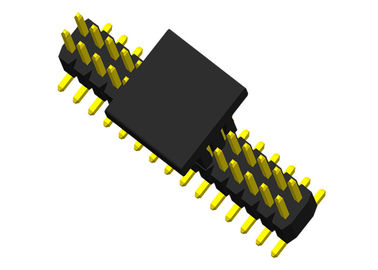 fila di Pin del supporto verticale 2x15 30 del CAPPUCCIO dell'intestazione di Pin di connettore maschio di 1.0mm doppia