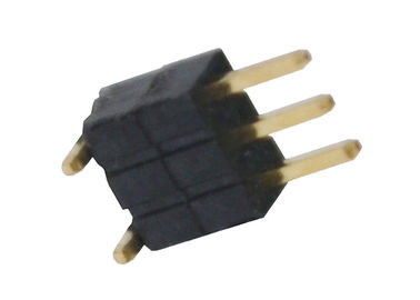 Tipo verticale di SMT del supporto del connettore 1.27mm dell'intestazione di fila di Pin della plastica 3 singolo