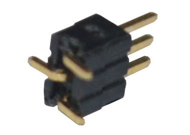 Tipo verticale di SMT del supporto del connettore 1.27mm dell'intestazione di fila di Pin della plastica 3 singolo