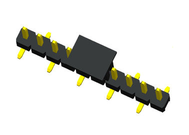 altezza 2A PBT di SMT 2.0mm del CAPPUCCIO di fila del connettore maschio dell'intestazione di 10P PA6T singola