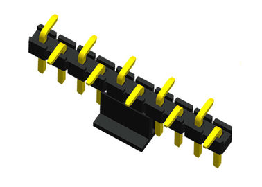 altezza 2A PBT di SMT 2.0mm del CAPPUCCIO di fila del connettore maschio dell'intestazione di 10P PA6T singola