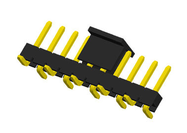 altezza 2A PBT di SMT 2.0mm del CAPPUCCIO di fila del connettore maschio dell'intestazione di 10P PA6T singola