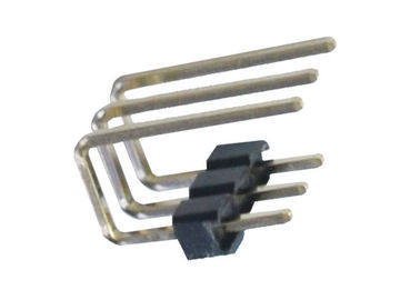 2.0mm 3 singolo tipo plastica di grado U dell'intestazione 90 di Pin di fila di Pin del lato del connettore