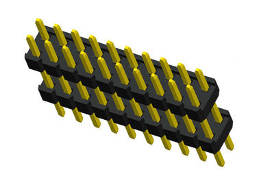 Saldi la fila doppia del connettore dell'intestazione di Pin 2x20 un tipo plastica da 180 gradi del doppio