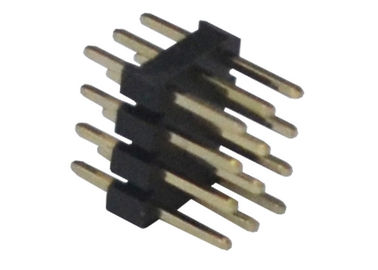 il nero di fila del connettore tre dell'intestazione di Pin 3x4 12 tipo della IMMERSIONE da 180 gradi per il PWB
