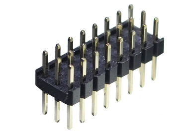 il nero di fila del connettore tre dell'intestazione di Pin 3x4 12 tipo della IMMERSIONE da 180 gradi per il PWB