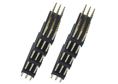 Quattro fila di plastica del passo 36P tre di CA 2.54mm di Pin Header Connector 500V