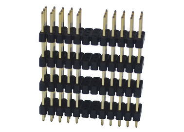 Quattro fila di plastica del passo 36P tre di CA 2.54mm di Pin Header Connector 500V