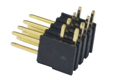 isolante PA6T 3A di 2.54mm 500VAC Pin Header Connector Right Angle