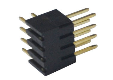 isolante PA6T 3A di 2.54mm 500VAC Pin Header Connector Right Angle