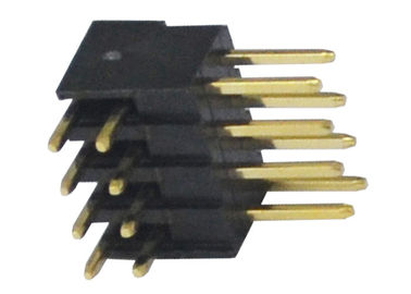 isolante PA6T 3A di 2.54mm 500VAC Pin Header Connector Right Angle