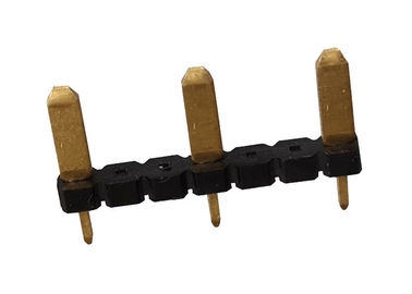 Flash dell'oro di fila di Pin della femmina dell'intestazione rotonda durevole 1x3 di Pin singolo 3,0 AMP