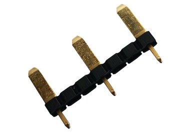 Flash dell'oro di fila di Pin della femmina dell'intestazione rotonda durevole 1x3 di Pin singolo 3,0 AMP