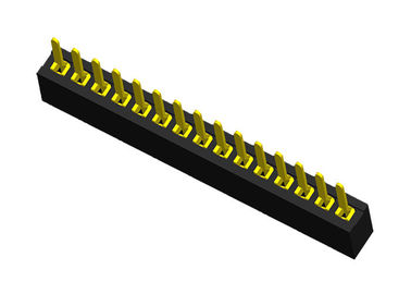 Tipo 15 fila diritto 1.0mm x 2.1mm di SMT del connettore femminile dell'intestazione di Pin singola