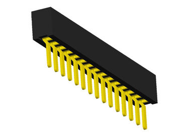 Tipo 15 fila diritto 1.0mm x 2.1mm di SMT del connettore femminile dell'intestazione di Pin singola