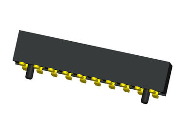 Diritto femmina del connettore dell'intestazione di 20 Pin un tipo fila 1.0X2.1mm da 180 gradi del doppio