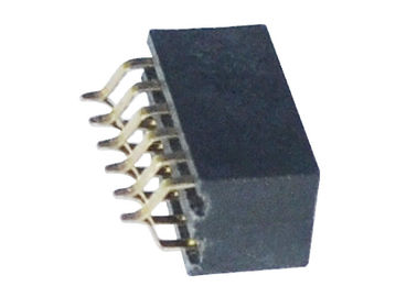 Scelga/tipo orizzontale femminile di SMT del connettore di Pin 6 dell'intestazione 1.27mm fila del doppio