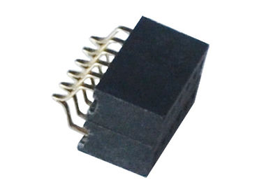 Scelga/tipo orizzontale femminile di SMT del connettore di Pin 6 dell'intestazione 1.27mm fila del doppio