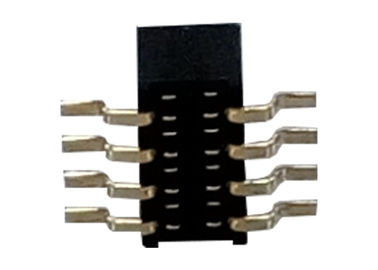 Connettori femminile dell'intestazione di 8 Pin singolo tipo il nero di SMT di fila di 3.4mm x di 1.27mm