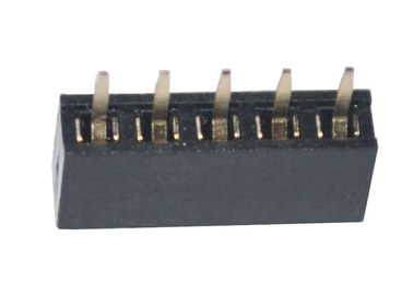 tipo diritto nero di Pin dell'intestazione del passo di 2mm fila femminile 5 del connettore di singola