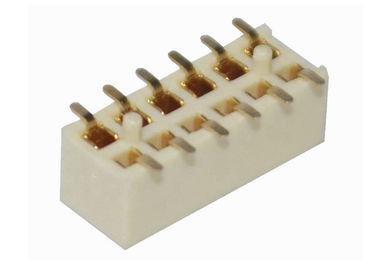 12 tipo doppio di SMT di fila del PWB del connettore dell'intestazione di Pin del passo femminile del connettore 2.0mm