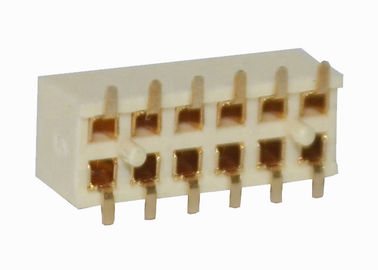 12 tipo doppio di SMT di fila del PWB del connettore dell'intestazione di Pin del passo femminile del connettore 2.0mm