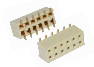 12 tipo doppio di SMT di fila del PWB del connettore dell'intestazione di Pin del passo femminile del connettore 2.0mm