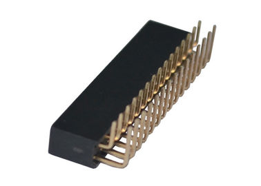 Resistenza al fuoco femminile ad angolo retto di Pin del connettore 30 dell'intestazione per elettronica