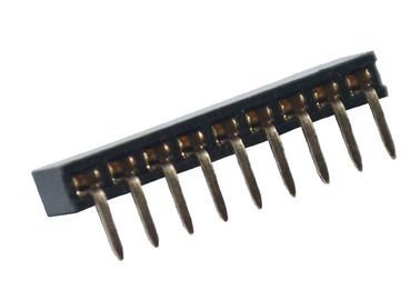 Nero 2.0mm di fila del connettore femminile dell'intestazione di SMT di 90 gradi il singolo attraverso il foro