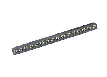 16 tipo diritto il nero della femmina di Pin di Pin dell'intestazione 2.54mm fila rotonda del passo di singola