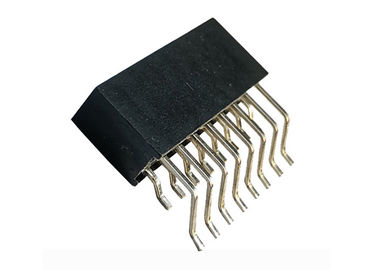 Tipo femminile 16 Pin del connettore 2.54mm SMT dell'intestazione di doppia fila con l'orizzontale