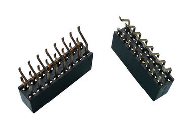 Tipo femminile 16 Pin del connettore 2.54mm SMT dell'intestazione di doppia fila con l'orizzontale