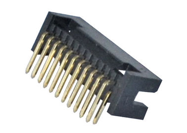 Angolo retto ad alta temperatura 1.0AMP del passo del connettore 1.27mm dell'intestazione del PWB