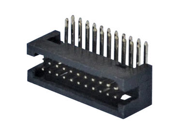 Angolo retto ad alta temperatura 1.0AMP del passo del connettore 1.27mm dell'intestazione del PWB