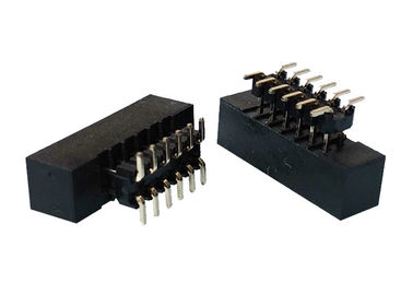 Alto tipo cavo di SMT del connettore dell'intestazione della scatola di plastica per imbarcarsi sul passo del connettore 2mm