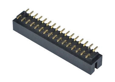 Tipo resistenza di Pin SMT dell'intestazione 32 di Pin della scatola 2mm di contatto materiale del contatto d'ottone