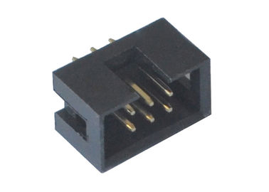 180 tipo diritto di Pin del passo 6 della IMMERSIONE 2.54mm del connettore dell'intestazione della scatola di grado