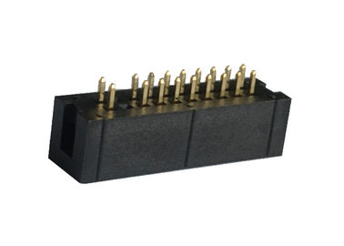 Il grande Pin corrente 20 del connettore 2.54mm dell'intestazione della scatola svuota 2 che il Pin diritto annerisce