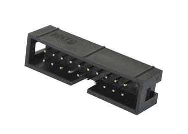 Il grande Pin corrente 20 del connettore 2.54mm dell'intestazione della scatola svuota 2 che il Pin diritto annerisce