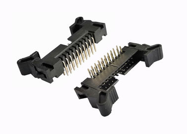 Materiale d'ottone ad angolo retto protetto elettrico del contatto di Pin del connettore 20 dell'intestazione