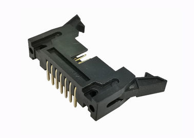 il Pin dell'intestazione 14 di Pin dell'angolo retto di 2.54mm ha protetto il foro 500V della depressione del connettore