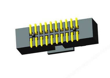 Tipo deposito per contatto del CAPPUCCIO di SMT dell'istantaneo dell'oro del passo del connettore 1.27mm dell'intestazione della scatola