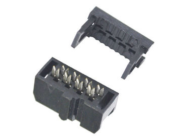 8 materiale femminile dei connettori a nastro del circuito del cavo di Pin IDC 2.54mm PBT