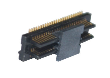 0.5A IMMERGONO il materiale di isolante di Pin Gold Plate PA6T PA9T LCP del connettore 50 di BTB