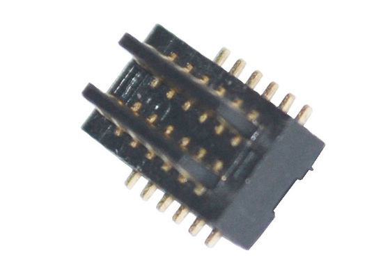 Il supporto di superficie nero 2*6 Pin Board To Board Connector di H2.0 millimetro 0.8Mm lancia il tipo di SMT del maschio